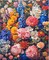 Flowers Paint by Numbers for Adults-Flowers Paint by Number Adult,Paint by Number Canvas for Adults Flowers DIY Acrylic Canvas Paint by Numbers for Adults Drawing Colorful Paintworks Artwork